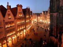 Münster Prinzipalmarkt Winteransicht Ferienwohnung Altstadtromantik Warendorf